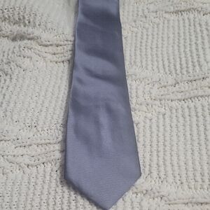 Gray Silk Tie